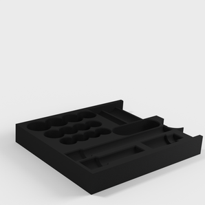Insert de boîte à outils Jet pour kit de clés à douille métriques (8-19 mm)