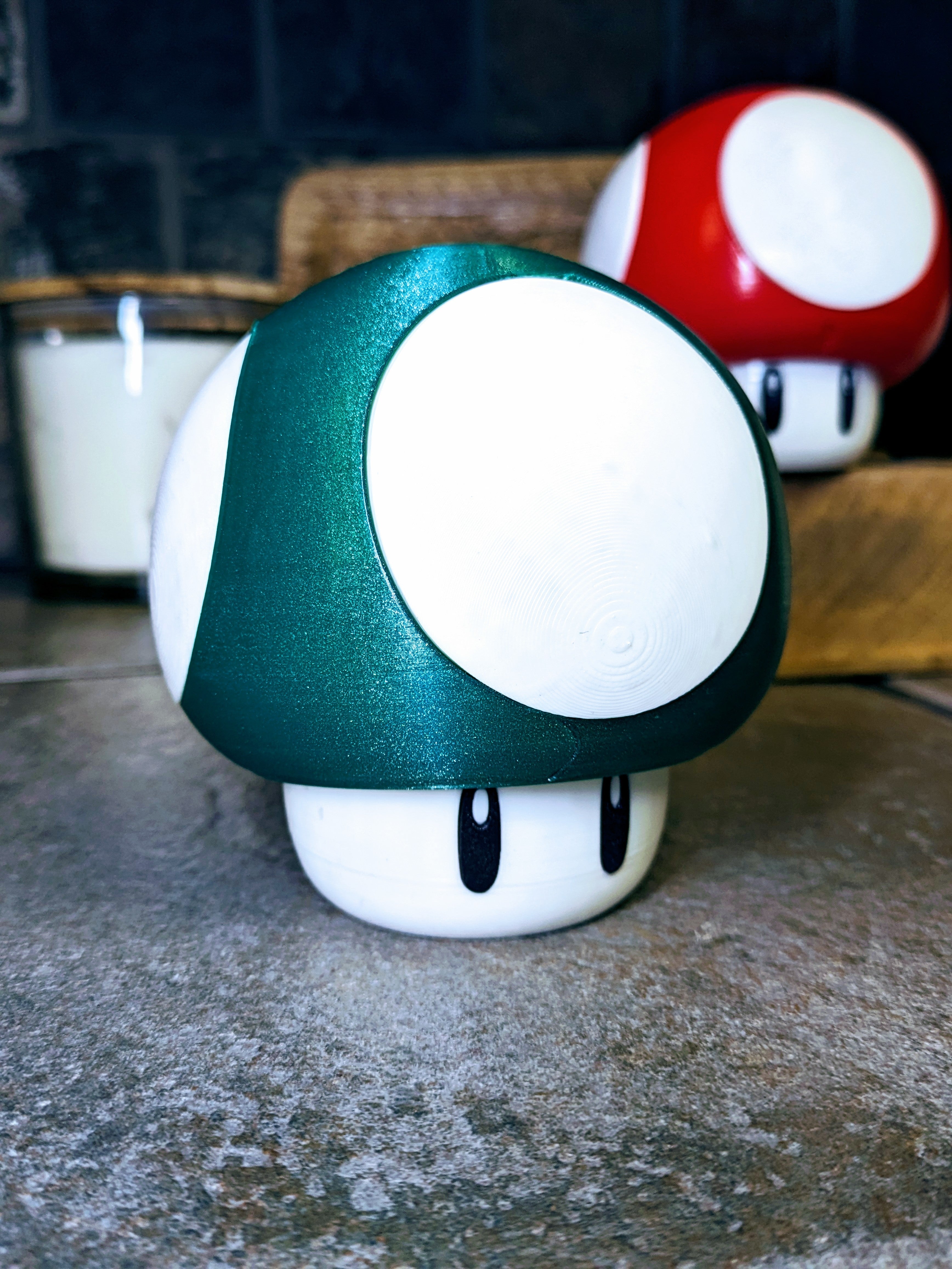 Support de jeu en forme de champignon Nintendo Switch pour cartouches de jeu