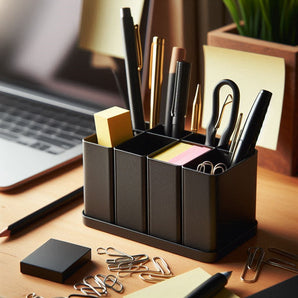 Organisateur de bureau moderne pour stylos et accessoires de bureau