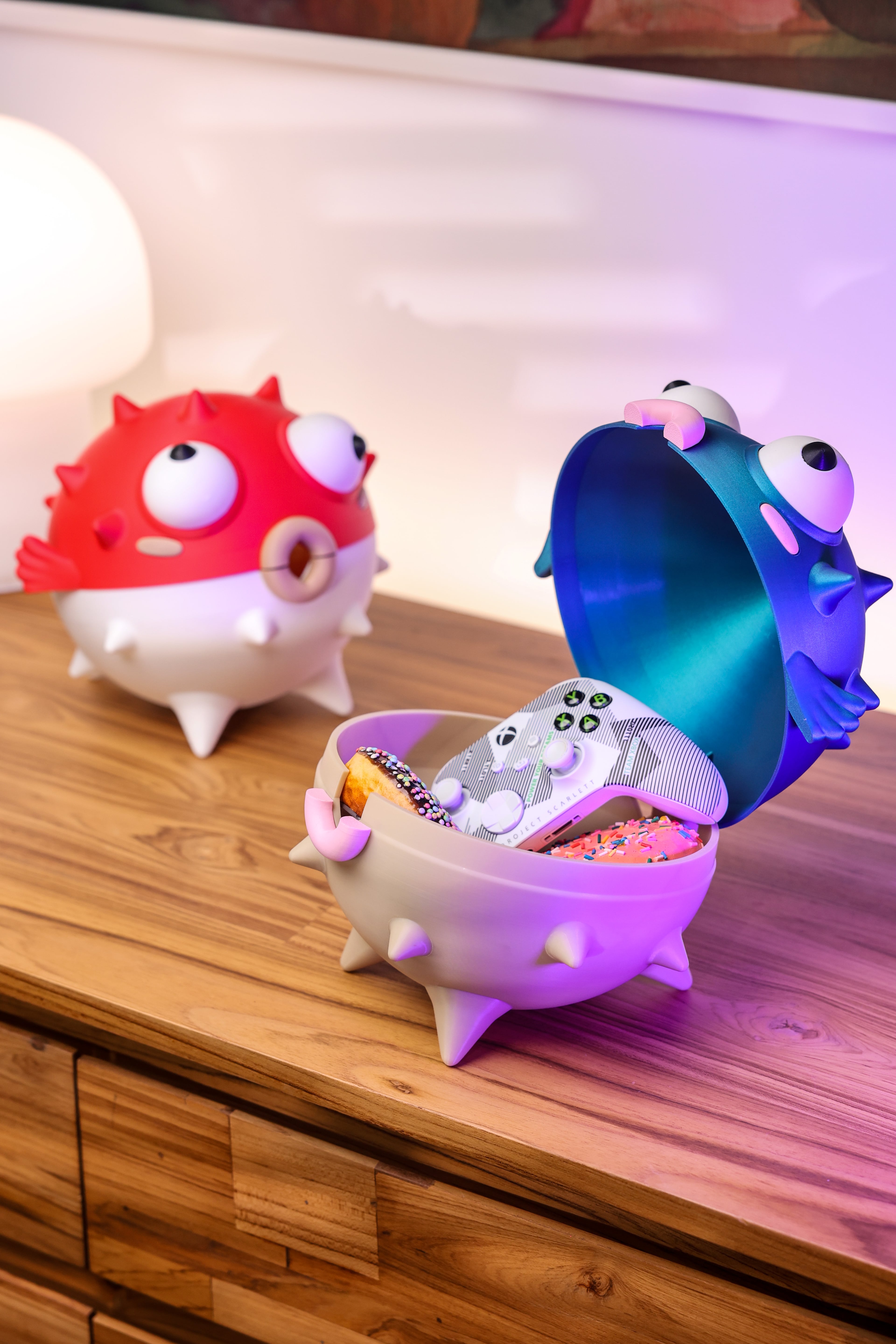 Boîte de rangement Mignon Poisson-globe pour le bureau