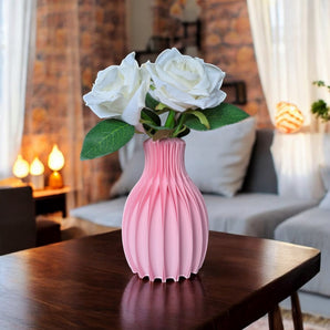 Vase unique à facettes en rose Sakura