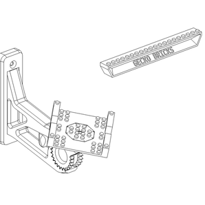 Support mural pour LEGO Republic Gunship 75021
