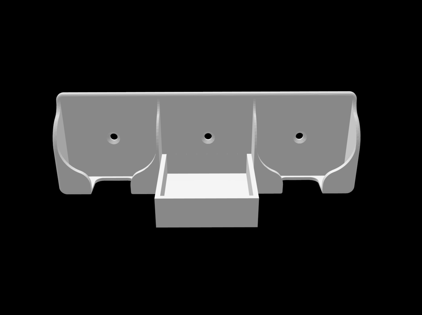 Support de bouton Barco Clickshare mural avec étagère