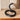Sculpture de serpent BlackMamba décorative et minimaliste