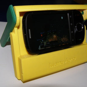 Support pour smartphone avec support pour casque d'écoute