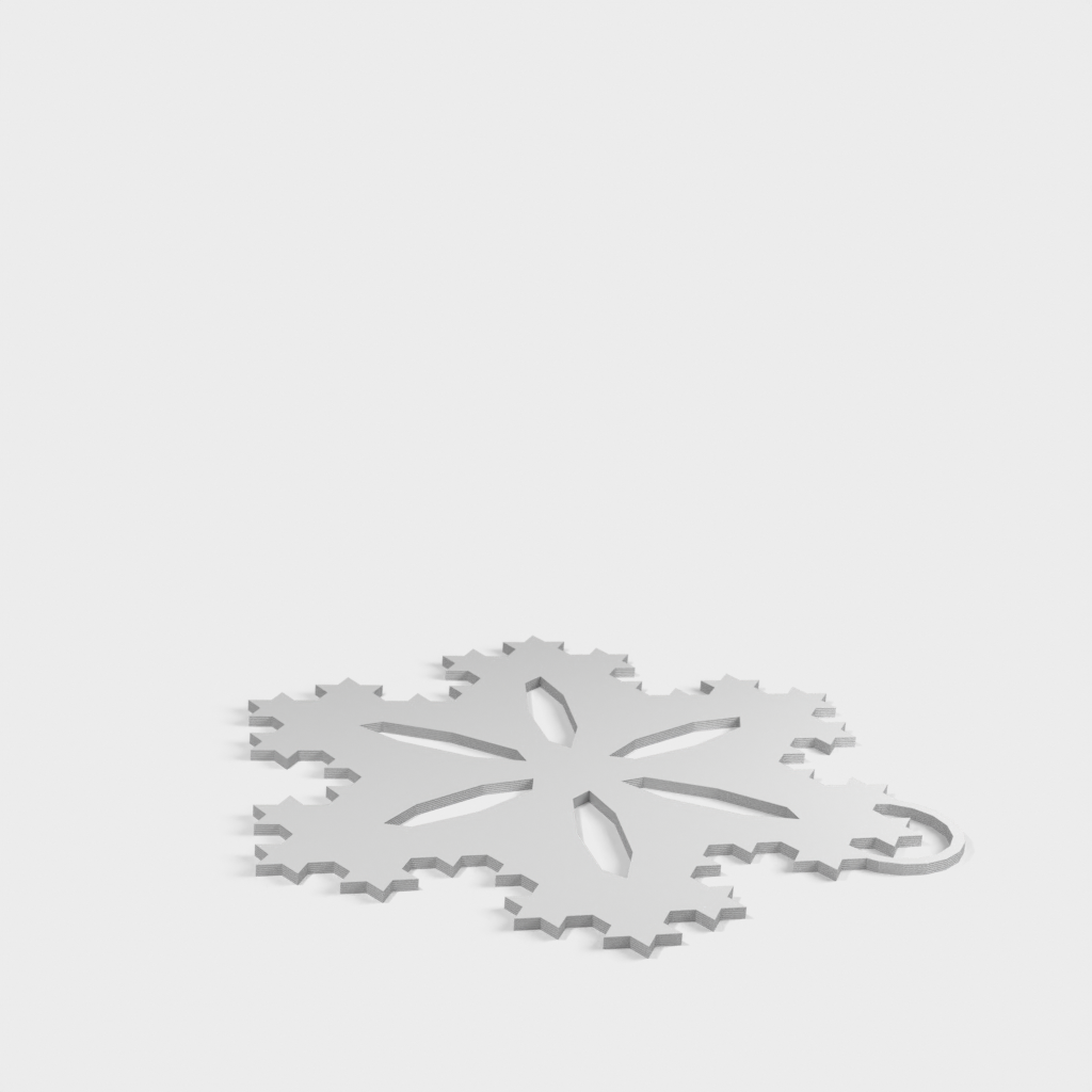 Koch Décorations d&#39;arbre de Noël en forme de flocons de neige