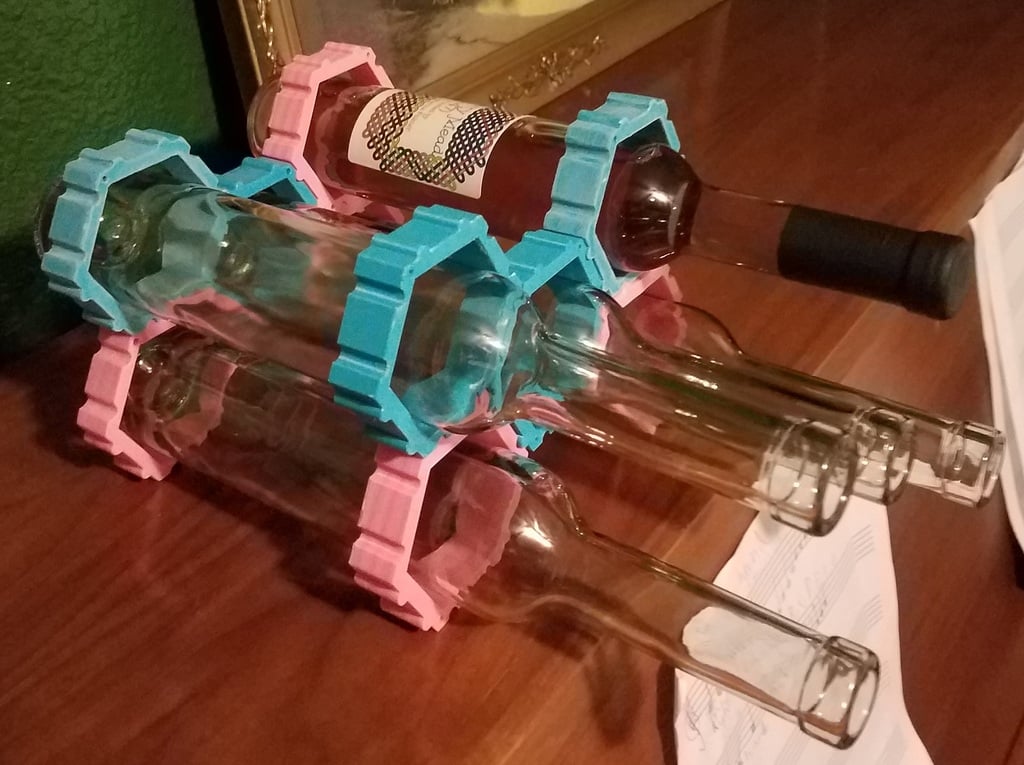 Casier à vin modulaire pour bouteilles de 375 ml