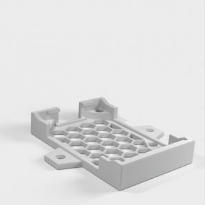 Geekworm Raspberry Pi 4 Armour Case Support mural ou de bureau