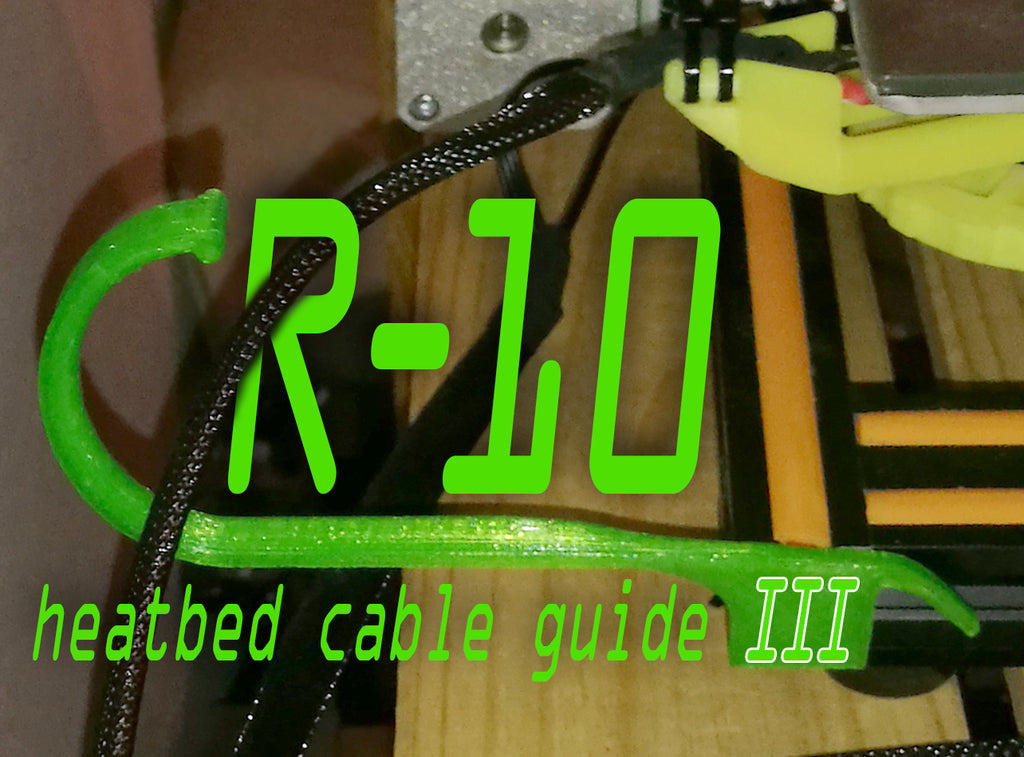 Guide de câble de lit chauffant CR-10 III