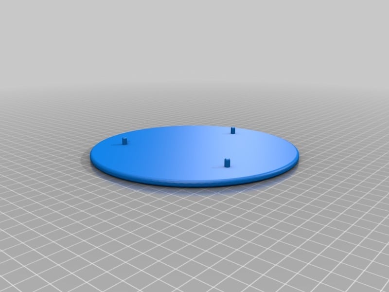 Plateau tournant Lazy Susan - Roulements à billes Airsoft 6 mm - Raccord à pression, pas de vis nécessaires
