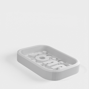 Porte-savon antidérapant 100x70x15mm avec taille réglable