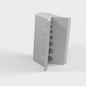 Guide de perçage pour tubes avec support pour forets de 1 à 8 mm
