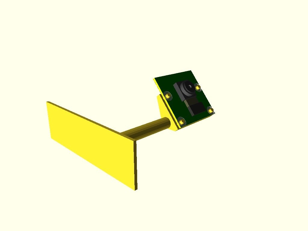 Support de montage auto-adhésif pour caméra Raspberry Pi v2.1