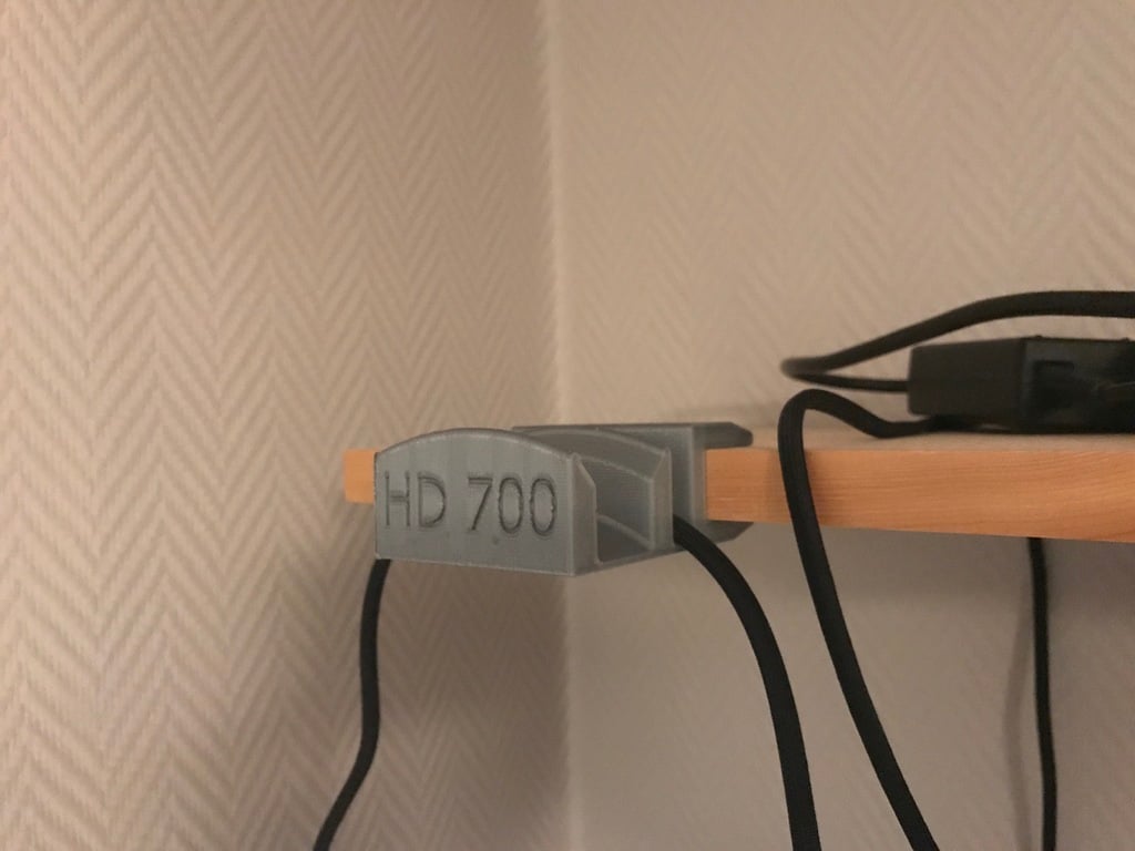 Support de casque et de câble Sennheiser HD700 pour étagère