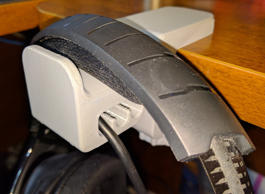Support de casque monté sur bureau - Robuste et peu encombrant