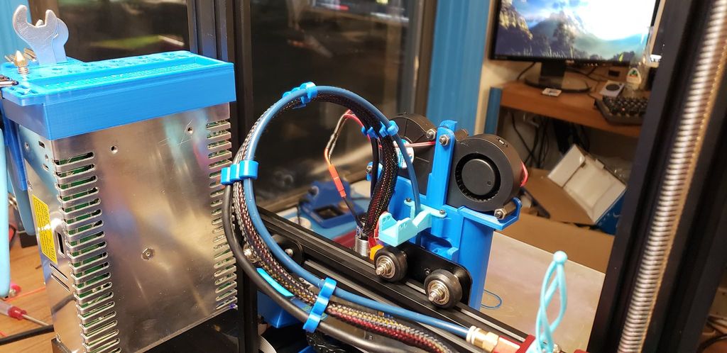 Clips de câble et de Bowden Creality - Pour les séries Ender 3 et CR-10