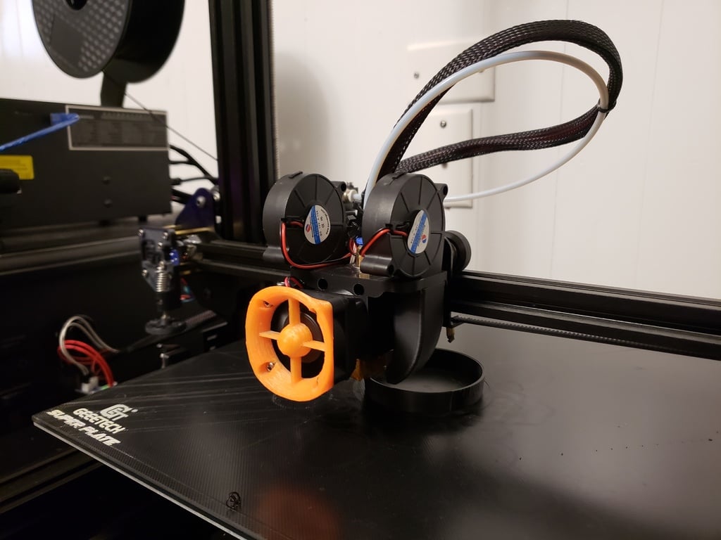 Support de mise à niveau pour Geeetech A10/A30 : Hotend E3D V6 et support de ventilateur double 5015
