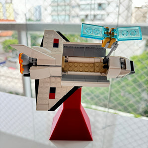 Support d'exposition de mini navette spatiale Lego pour le modèle Lego 3 en 1 (31134)