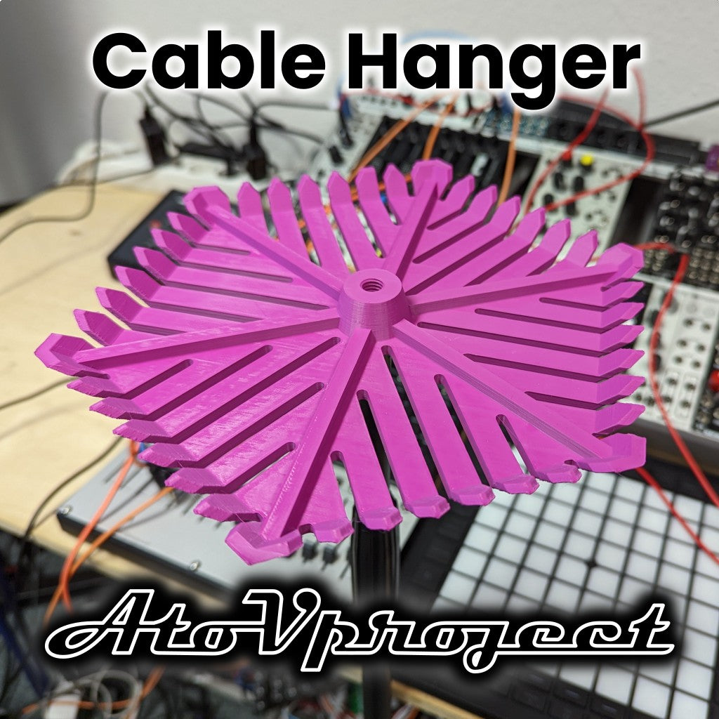 Support de microphone Eurorack avec suspension de câble