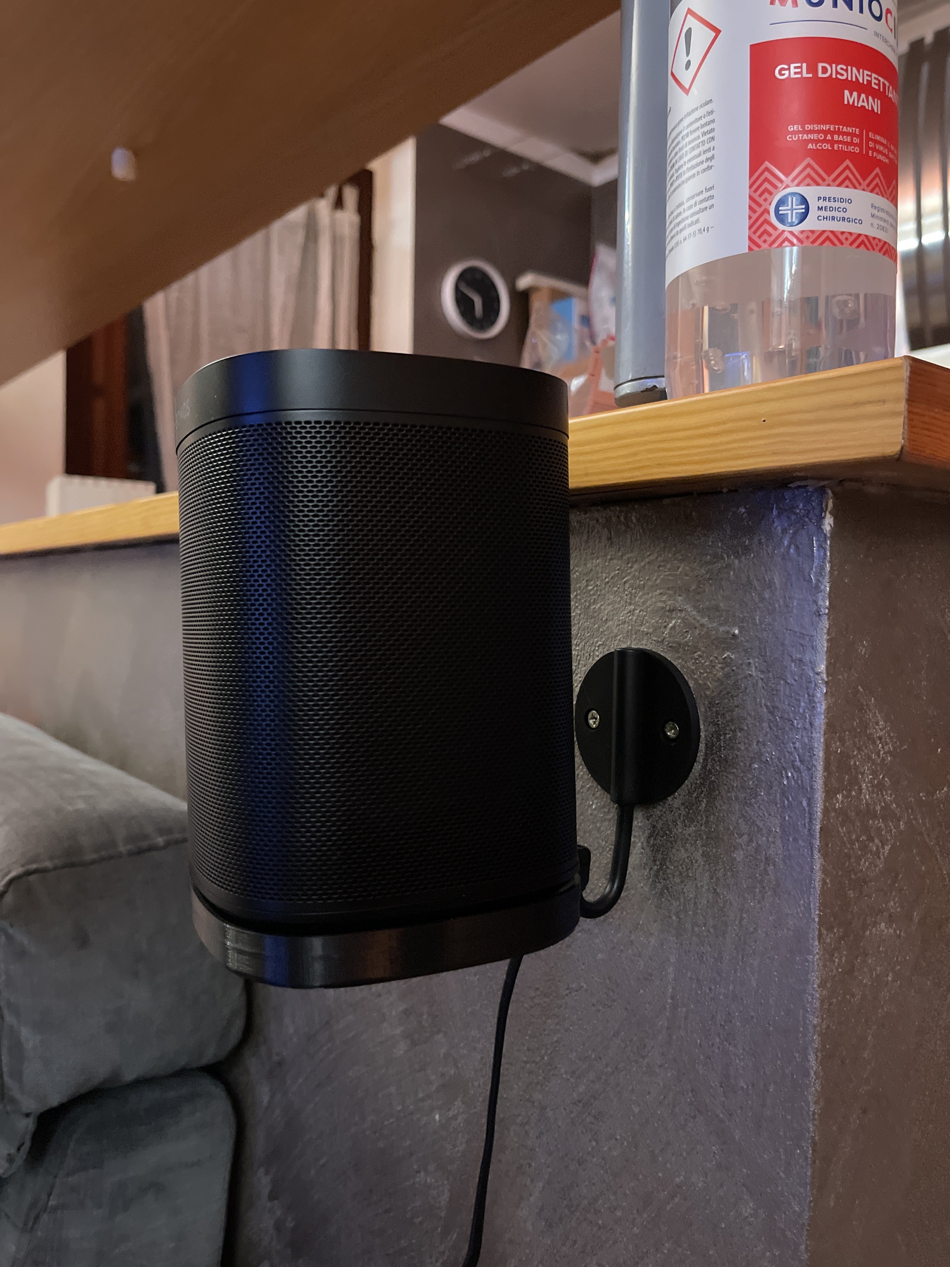 Support mural pour Sonos One (2e génération) avec crochet mural JBL