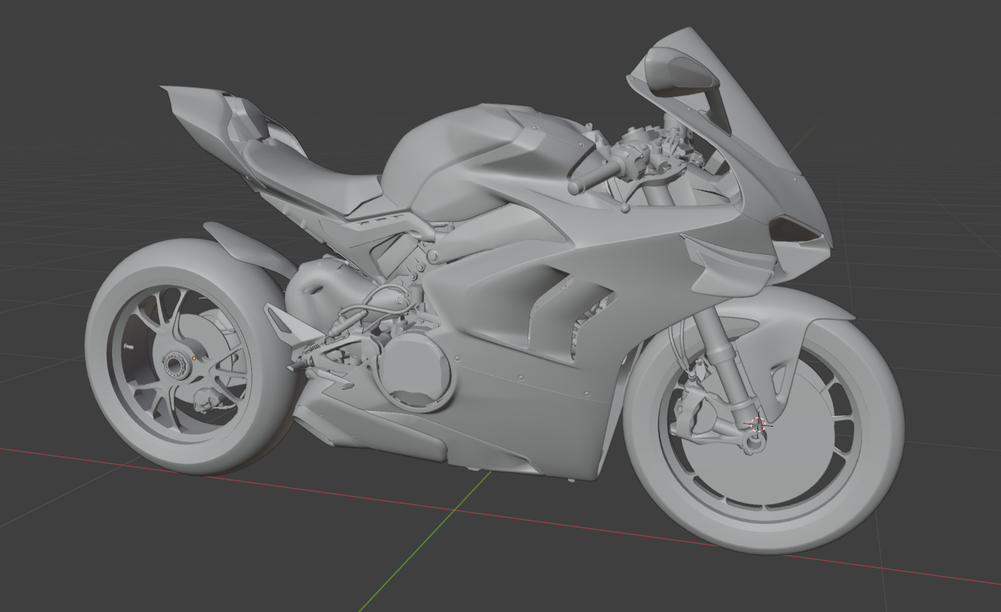 Ducati Panigale V4 R 2019 : modèle 3D détaillé