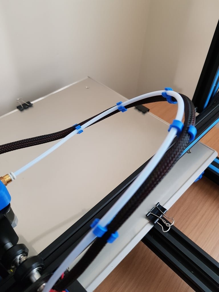 Support de câble pour câbles CR10 Bowden et Extrudeur