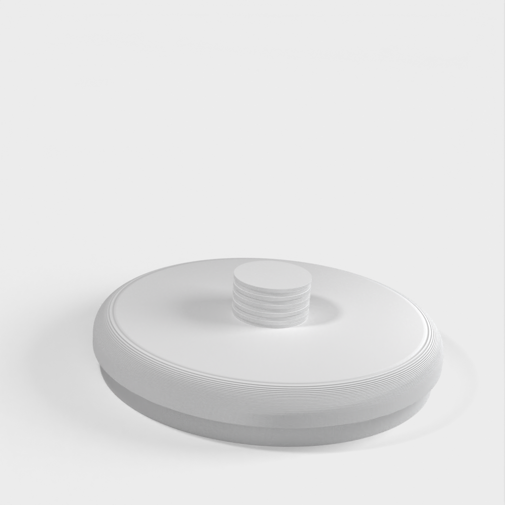 Porte-coton-tige en marbre imprimé PLA pour la salle de bain