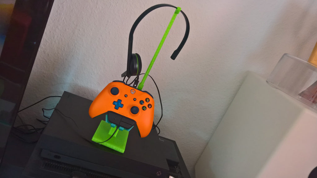 Support de manette Xbox One avec écouteurs