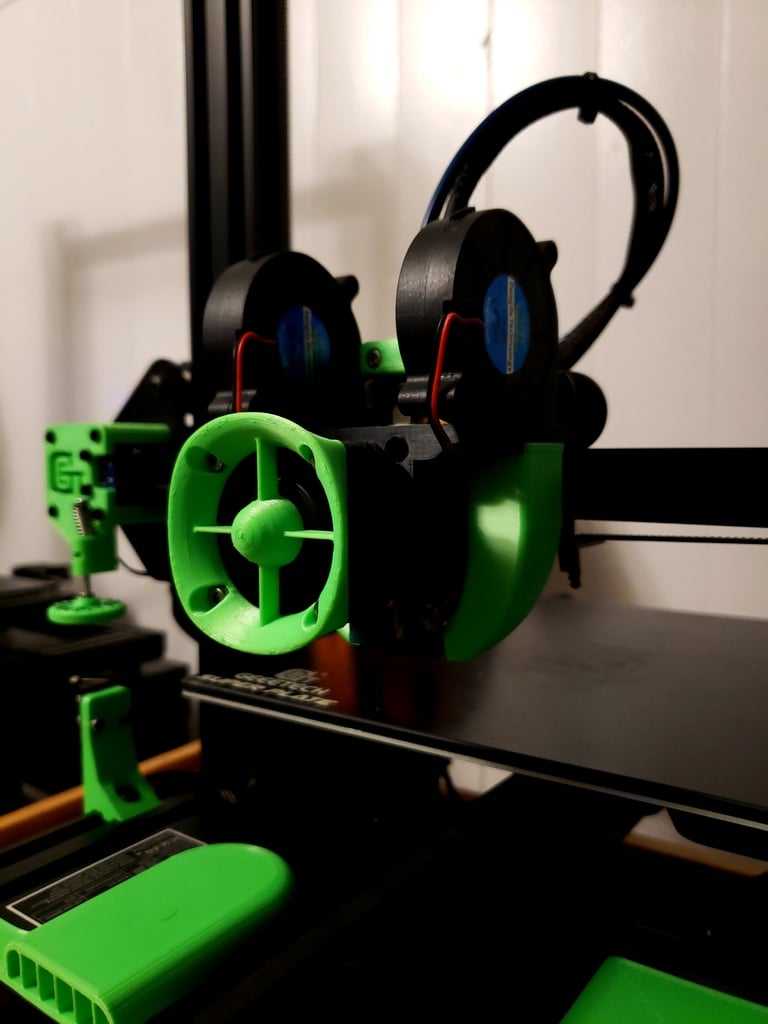 Support de mise à niveau pour Geeetech A10/A30 : Hotend E3D V6 et support de ventilateur double 5015