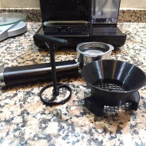 Entonnoir de Portafiltre Espresso avec Fonction de Distribution