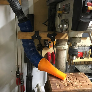 Raccord LocLine 2-1/2" pour aspiration de poussière