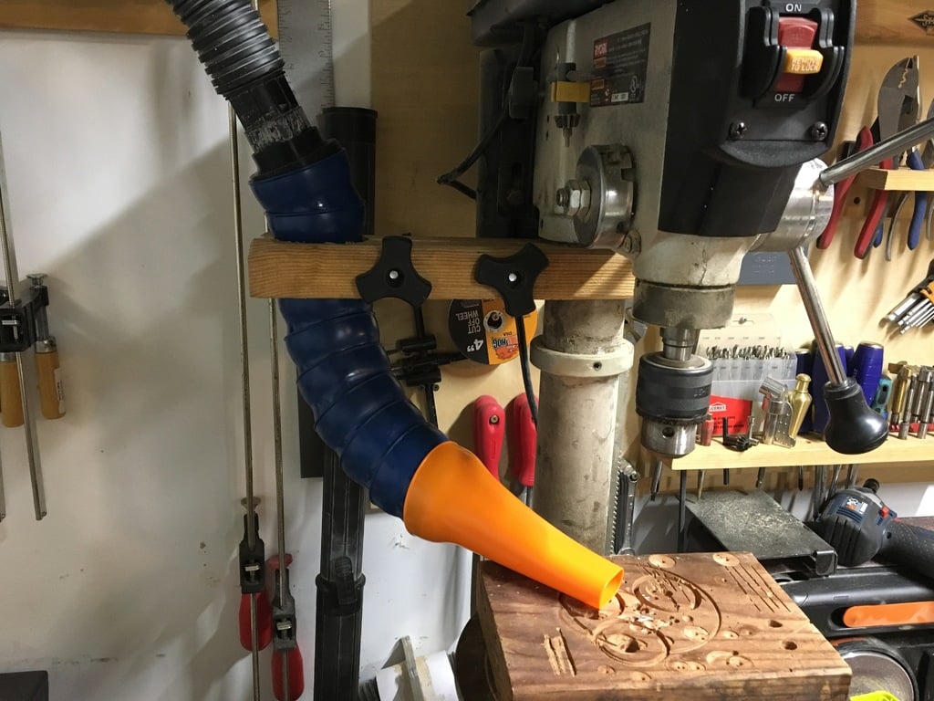 Raccord LocLine 2-1/2" pour aspiration de poussière