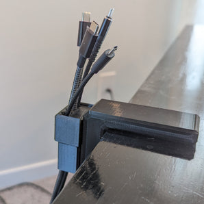 Organisateur de câbles de 4 mm pour serre-joint de bureau (modulaire)