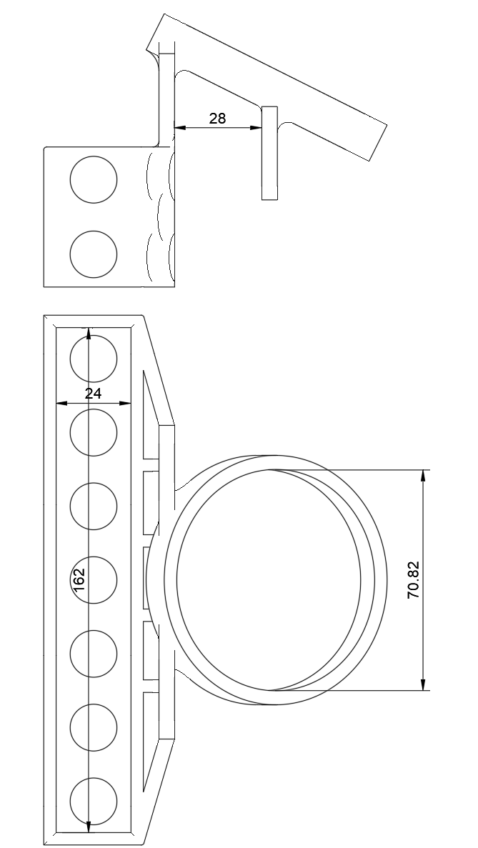 Support pour babyphone et caméra pour bébé Philips Avent