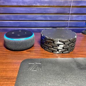 Socle en pierre et couvercle pour Amazon Echo Dot (3e génération)