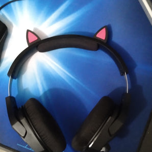 Oreilles de chat amusantes pour casque de jeu HyperX Cloud Stinger Core