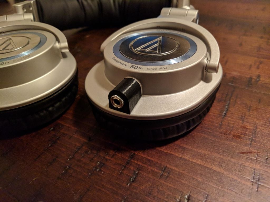 Boîtier pour module de câble détachable pour Audio Technica ATH-M50s