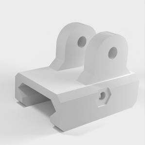 Support de vélo Picatinny pour guidon de 26 mm
