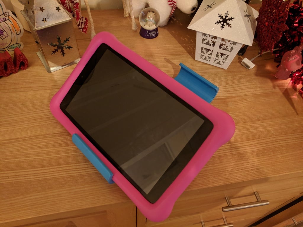 Support pour tablette Amazon Fire HD 8 adapté aux enfants avec fonction multi-angle