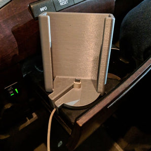 Porte-gobelet pour smartphone Toyota Sienna avec gestion des câbles