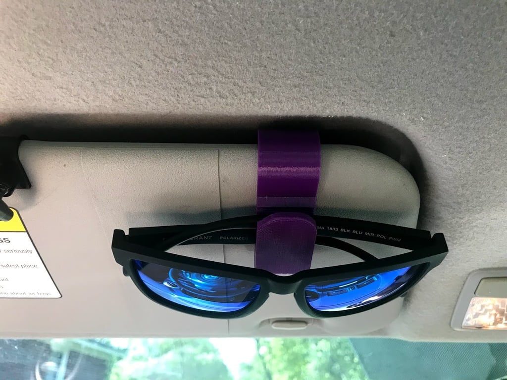 Support de lunettes de soleil pour le pare-soleil de la voiture