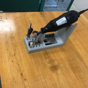 Support Dremel avec organiseur d'embouts et support de cordon