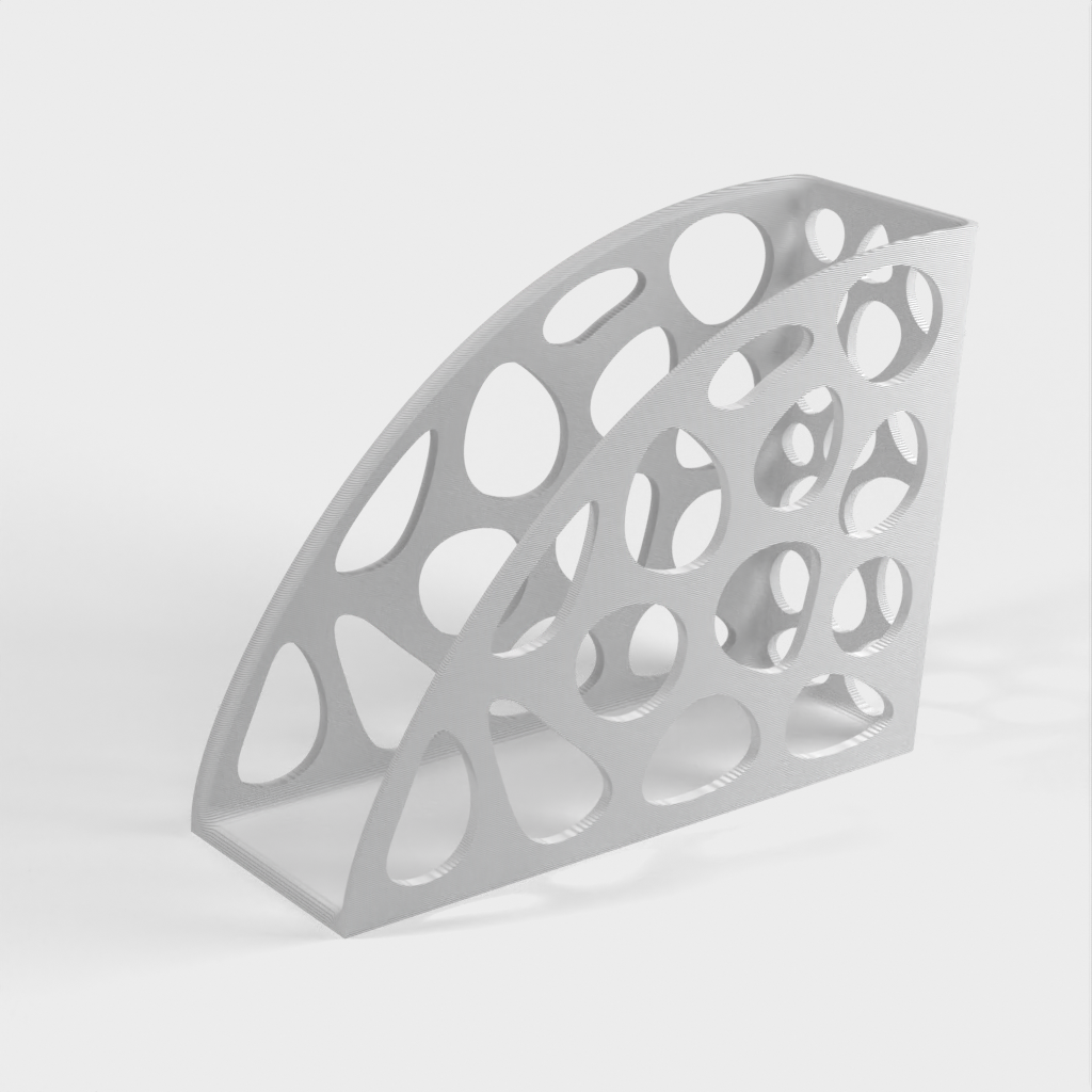 Porte filtre à café avec schéma de Voronoï