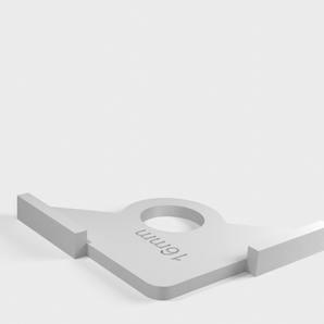 Gabarit d'angle de toupie (métrique) pour le travail du bois