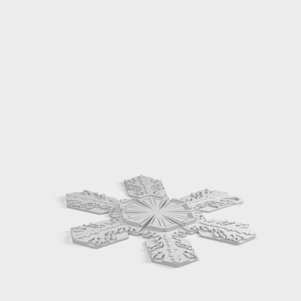 Ornements de décoration de neige de Bentley