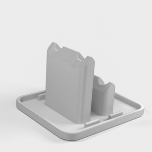 Support pour brosse à dents Oral-B avec porte-fil et espace pour étagère miroir