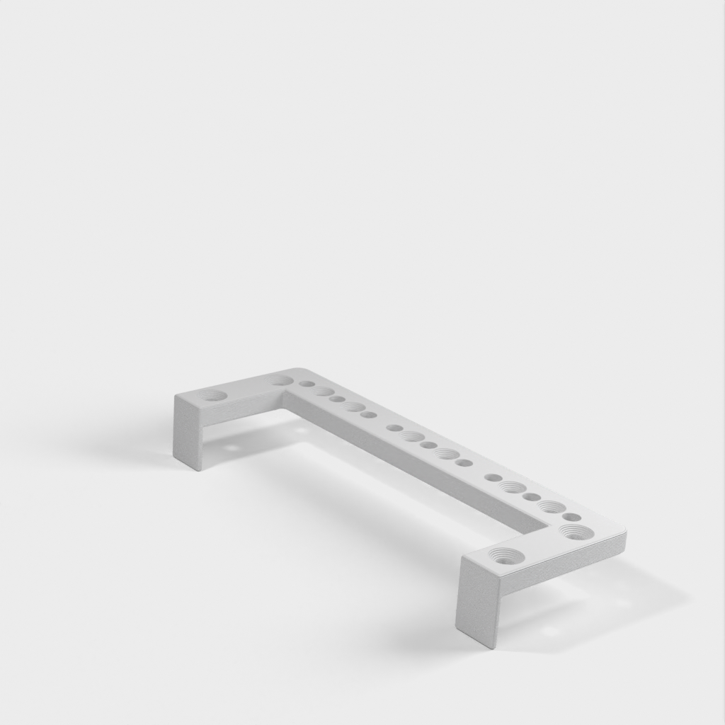 Rack-rail 3U pour table Ikea Lack