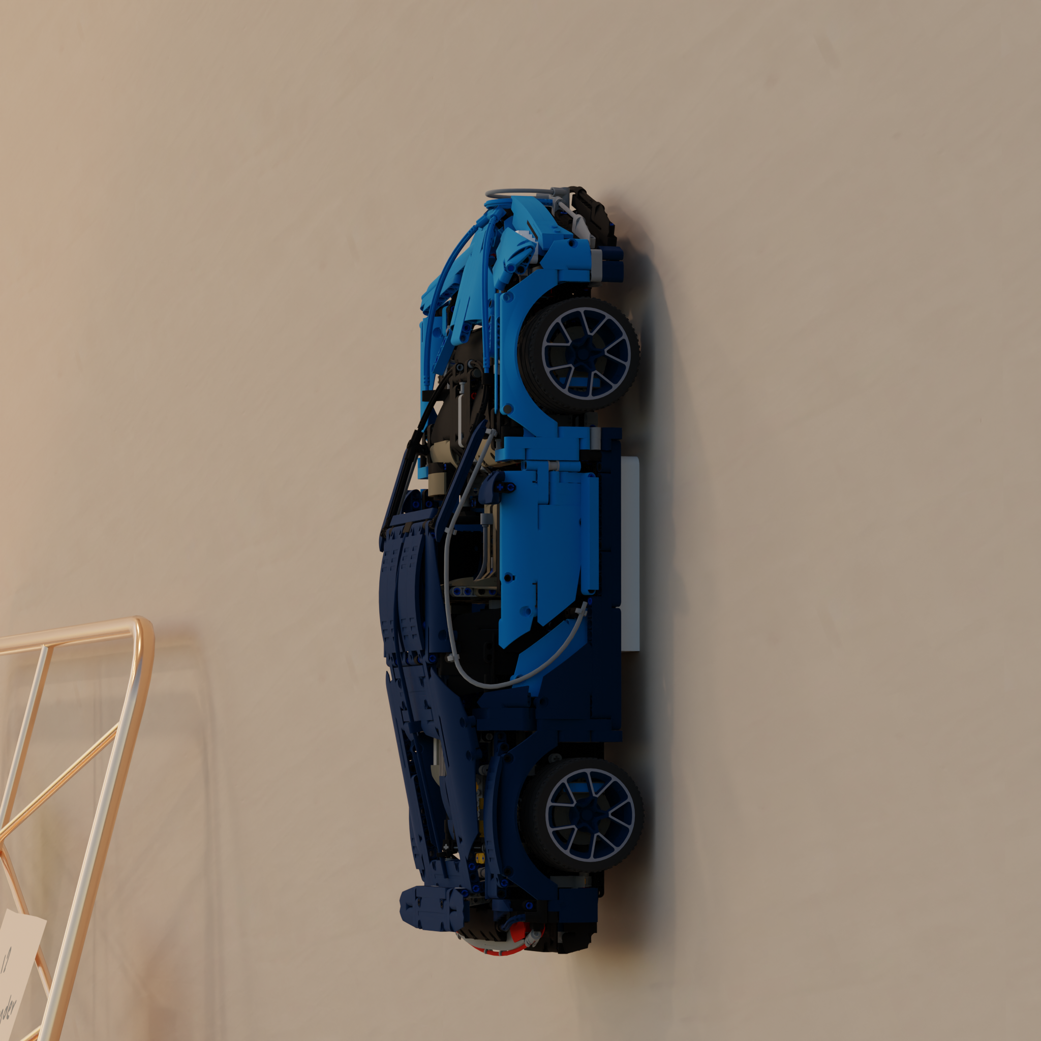 Montage murale pour Lego Technic Bugatti