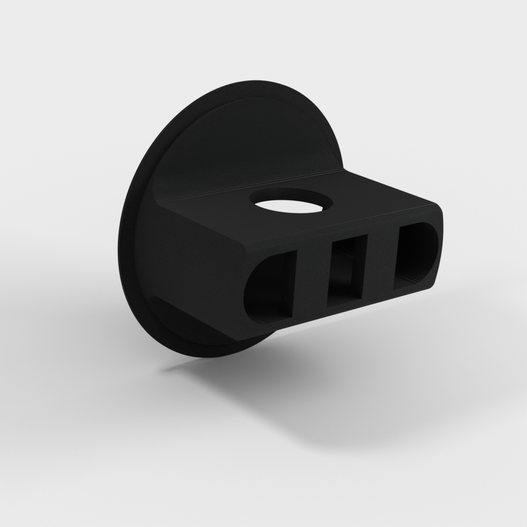 Support de hub USB à œillets pour bureau (80 mm / 3,15&quot;)
