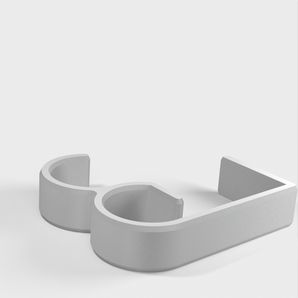 Clip de gestion des câbles de bureau pour plans de travail de 50 mm - Compatible avec Ikea